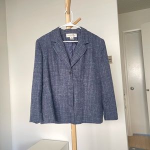 Jones New York blazer Wool & Silk & Linen blend